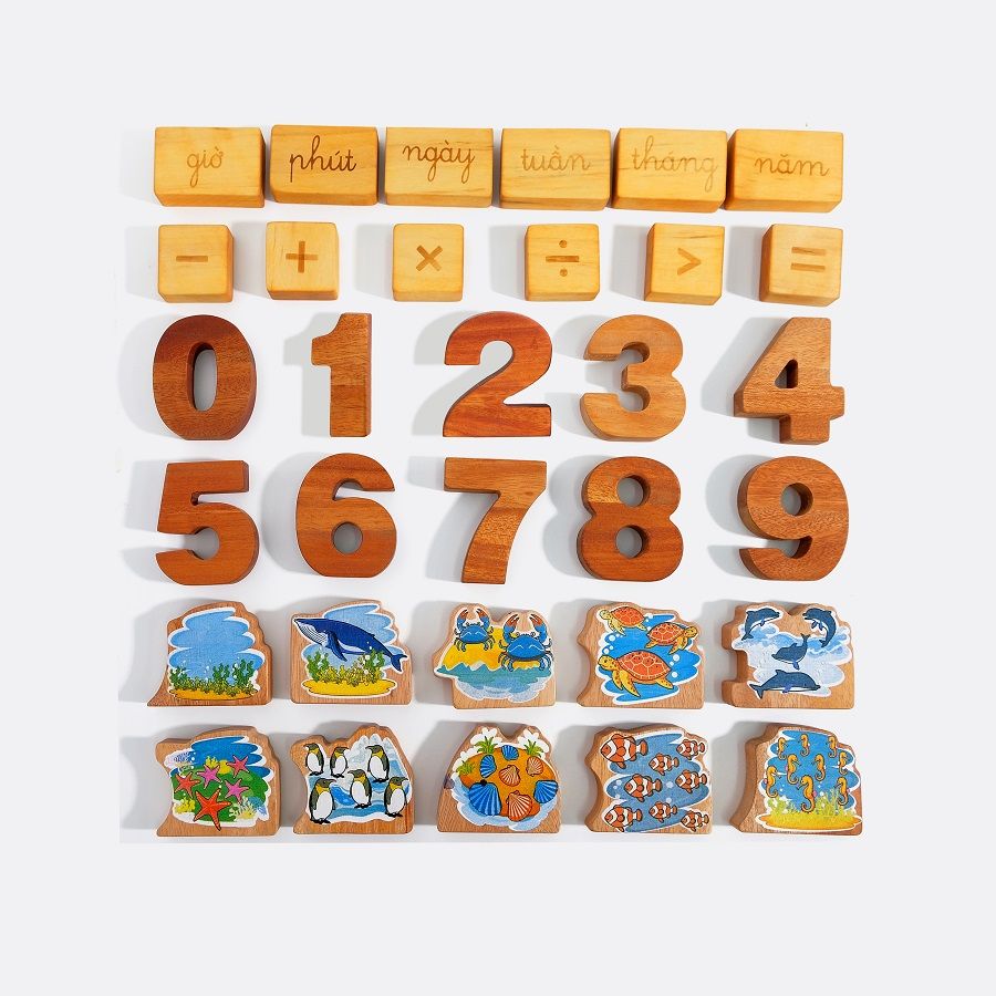  XK253 - Sea Creature Numerals Alphabet 