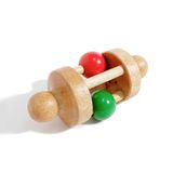  Xk403 - Wooden Roller Baby Rattle 