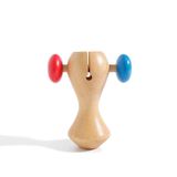  XK404 - Wooden Drum Baby Rattle 