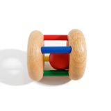  Xk405 - Wooden Rolling Cage Baby Rattle 
