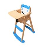  XK843 - Ghế gỗ ăn dặm hà mã dễ thương 