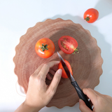  XK884 - Thớt gỗ bánh quy 26cm 