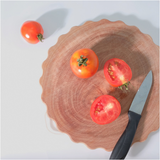  XK884 - Wooden cutting board cookie shape 26cm 