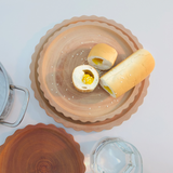  XK883 - Wooden cutting board cookie shape 22cm 