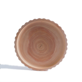  XK886 - Wooden bowl cookie shape 22cm 