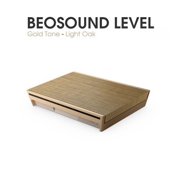  Loa Bang & Olufsen Beosound Level Gold Tone - Light Oak 