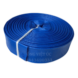  Ống bạt bơm nước Phi 60mm (65mm) cuộn 50M - Ống bạt cốt dù Việt Úc 