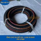  Ống Cao Su Bố Vải KT Phi 27MM Nhập Khẩu loại 20Bar - Ống Xối Việt Úc 