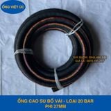  Ống Cao Su Bố Vải KT Phi 27MM Nhập Khẩu loại 20Bar - Ống Xối Việt Úc 