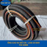  Ống Cao Su Bố Vải KT Phi 32MM Nhập Khẩu loại 20Bar - Ống Xối Việt Úc 