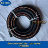  Ống Cao Su Bố Vải KT Phi 32MM Nhập Khẩu loại 20Bar - Ống Xối Việt Úc 