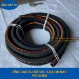  Ống Cao Su Bố Vải KT Phi 34MM Nhập Khẩu loại 20Bar - Ống Xối Việt Úc 