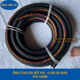  Ống Cao Su Bố Vải KT Phi 34MM Nhập Khẩu loại 20Bar - Ống Xối Việt Úc 