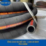  Ống Cao Su Bố Vải KT Phi 34MM Nhập Khẩu loại 20Bar - Ống Xối Việt Úc 