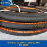  Ống Cao Su Bố Vải KT Phi 38MM Nhập Khẩu loại 20Bar - Ống Xối Việt Úc 