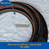  Ống Cao Su Bố Vải KT Phi 50MM Nhập Khẩu loại 20Bar - Ống Xối Việt Úc 