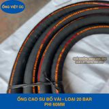  Ống Cao Su Bố Vải KT Phi 60MM Nhập Khẩu loại 20Bar - Ống Xối Việt Úc 