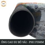  Ống cao su bố vải kt phi 170mm - Ống Việt Úc 