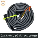  Ống cao su bố vải kt phi 200mm loại nặng - Ống Việt Úc 