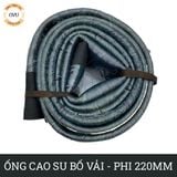  Ống cao su bố vải kt phi 220mm nhập khẩu - Ống Việt Úc 