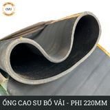  Ống cao su bố vải kt phi 220mm nhập khẩu - Ống Việt Úc 