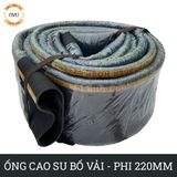  Ống cao su bố vải kt phi 220mm nhập khẩu - Ống Việt Úc 