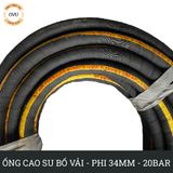  Ống Cao Su Bố Vải KT Phi 34MM Nhập Khẩu loại 20Bar - Ống Xối Việt Úc 