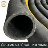  Ống Cao Su Bố Vải KT Phi 60MM Nhập Khẩu - Loại cứng & Siêu bền - Ống Xối Việt Úc 