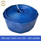  Ống bạt gân sần phi 120MM cuộn 50M - Ống bạt tải cát sỏi Việt Úc 