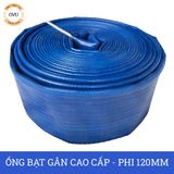  Ống bạt gân sần phi 120MM cuộn 50M - Ống bạt tải cát sỏi Việt Úc 