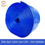  Ống bạt gân sần phi 250MM cuộn 40M - Ống bạt tải bùn cát sỏi bê tông Việt Úc 