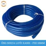  Ống nhựa lưới dẻo PVC phi 18mm - Ống lưới xanh dẫn nước Việt Úc 