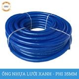  Ống nhựa lưới dẻo PVC phi 35mm - Ống lưới xanh dẫn nước Việt Úc 