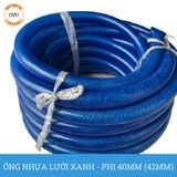  Ống nhựa lưới dẻo PVC phi 42mm - Ống lưới xanh dẫn nước Việt Úc 