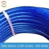  Ống nhựa lưới dẻo PVC phi 8mm - Ống lưới xanh dẫn nước Việt Úc 