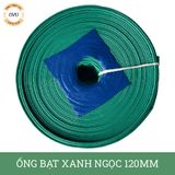  Ống bạt xanh ngọc phi 120MM cuộn 30M - Ống bạt tải nước cát sỏi Việt Úc 