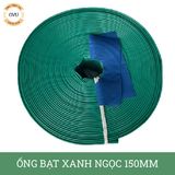  Ống bạt xanh ngọc phi 150MM cuộn 50M - Ống bạt bơm cát sỏi Việt Úc 