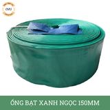 Ống bạt xanh ngọc phi 150MM cuộn 20M - Ống bạt bơm cát sỏi Việt Úc 