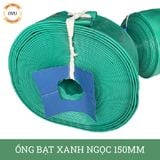  Ống bạt xanh ngọc phi 150MM cuộn 20M - Ống bạt bơm cát sỏi Việt Úc 