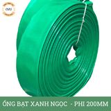  Ống bạt xanh ngọc phi 200MM cuộn 40M - Ống bạt bơm cát sỏi Việt Úc 