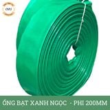  Ống bạt xanh ngọc phi 200MM cuộn 20M - Ống bạt bơm cát sỏi Việt Úc 