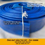  Ống bạt gân sần phi 100MM cuộn 50M - Ống bạt tải cát sỏi Việt Úc 