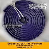  Ống bạt cốt dù tím phi 100MM cuộn 20M - Ống nhựa PVC tải cát sỏi Việt Úc 