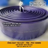  Ống bạt cốt dù tím phi 100MM cuộn 50M - Ống nhựa PVC tải cát sỏi Việt Úc 