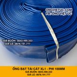  Ống bạt xanh phi 100MM cuộn 20M - Ống bạt tải nước cát sỏi Việt Úc 