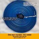  Ống bạt bơm bùn Phi 100M cuộn 20M - Ống bạt cốt dù Việt Úc 