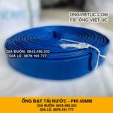  Ống bạt bơm nước Phi 40MM cuộn 100M - Ống nhựa PVC cốt dù Việt Úc 