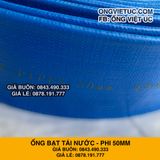  Ống bạt bơm nước Phi 50MM cuộn 50M - Ống bạt cốt dù Việt Úc 