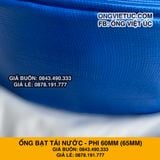  Ống bạt bơm nước Phi 60mm (65mm) cuộn 15M - Ống bạt cốt dù Việt Úc 