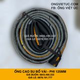  Ống cao su bố vải KT phi 125MM Nhập Khẩu - Ống Chống Phá Chống Nổ Việt Úc 